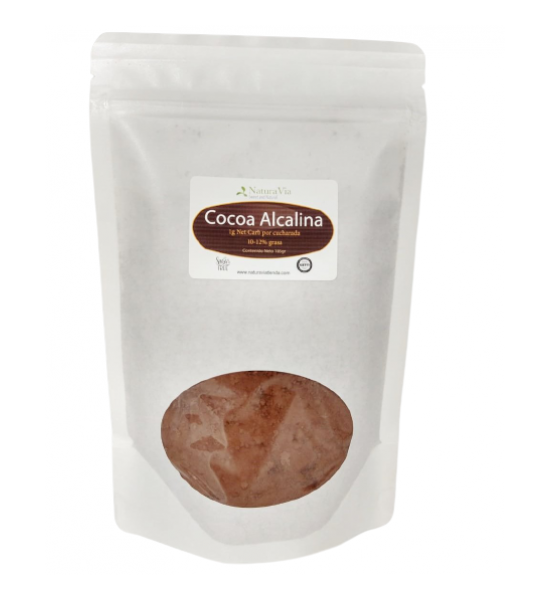 Cocoa Alcalina en Polvo Natura Via 185 g