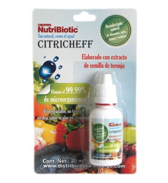 Desinfectante Natural de Extracto de Toronja NutriBiotic 20 ml